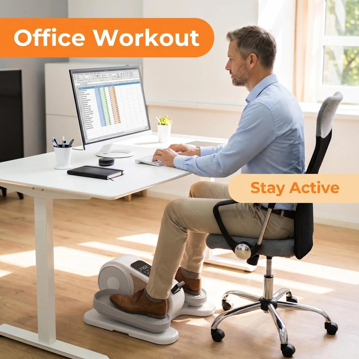 New Arrivals-Climavate Electric Foot & Leg Recovery Pedal Exerciser with Remote Control Climavate